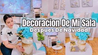 DECORACION DE MI SALA DESPUES DE NAVIDAD/NUEVA DECORACION 2025