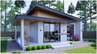 Simple and Small House Design | 7.2m x 9.5m with 2Bedroom