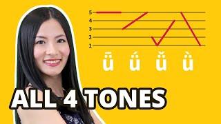 Learn All 4 Mandarin Chinese Tones (Pronunciation Guide) | Lesson 1