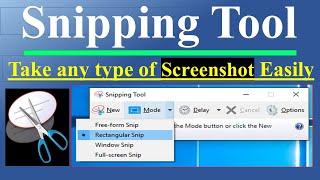 How to Use Snipping Tool to Take Screenshot