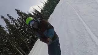 susan and sean snowboarding