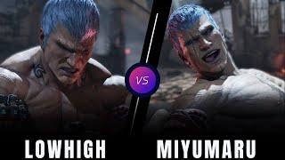 Tekken 8 - LowHigh (Bryan) VS Miyamaru (Bryan) Quick Match