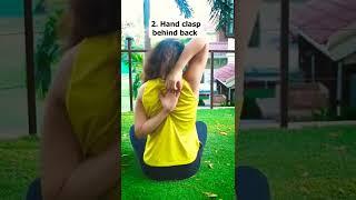 5 Stretching Exercises for Neck and Shoulder Pain | #shorts | Shivangi Desai