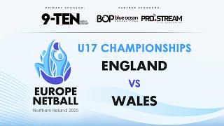 England vs Wales | Europe Netball U17 Championships