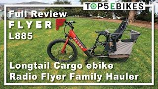 Flyer L885 by Radio Flyer: Full Review of Long Tail Cargo ebike! Better than the Radwagon 4?