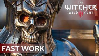 Forging skull face. Fast work