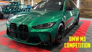 BMW M3 G80 Competition custommade Premium XPEL Lackschutz Komplettfolierung PPF by CR CarWrapping