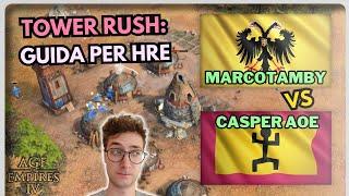 Guida ITA: come fare tower rush con HRE  ► Age of Empires IV ◄ Gameplay ITA