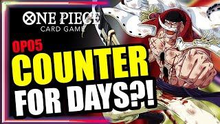 OPO5 NEW Whitebeard Full Counter Deck is Crazy! | One Piece TCG