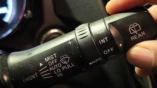 Mitsubishi Outlander - How to Operate Windshield Wipers and Washer