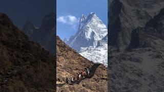 Machhapuchhre himal #viralvideo #machhapuchhre #mountains #travel #nepalivlog #nature