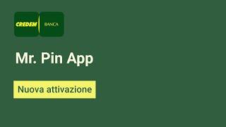 Mr Pin App - Nuova attivazione