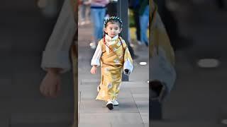 Cute kid's street fashion style | Tibetan | wangtibvideo