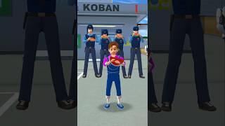 The policeman gave Utah a water melon#sakuraschoolsimulator #sakura #funny #shorts