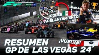 BESTIAL ADELANTAMIENTO CHECO, COLAPINTO y ALONSO se LUCEN, MAX - RESUMEN GP LAS VEGAS F1 2024