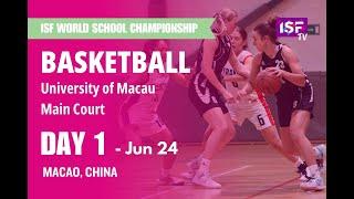 ISF WSC Basketball 2024 | Day 1 - Girls' match