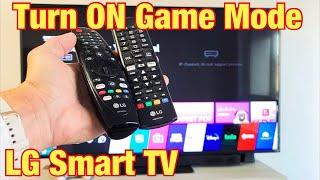 LG Smart TV: How to Turn On GAME MODE (PS4/PS5/Xbox, etc)