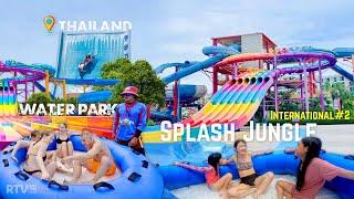 Splash Jungle Water Park - Phuket (Thailand) All Water Slides & Ticket/Food/Locker - Vlog Series! #2