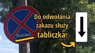 Po co tabliczka skoro można odwołać zakaz po swojemu. Niepoprawne odwołanie zakazu zatrzymywania się