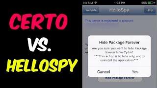 Certo iPhone Pro VS. Hellospy Spyware