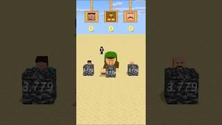 HELP Herobrine To Power Up And Win The Push Enlarge Bedrock #friendship #shorts #trending #anime