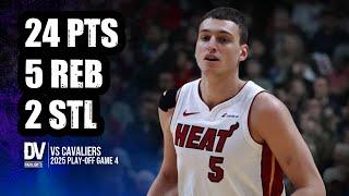 Nikola Jović vs Cavaliers 24 pts 5 reb 2 stl | Apr 28, 2025 | Playoffs