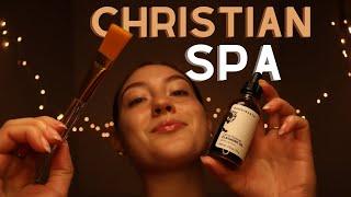 ASMR  A Facial at a Christian Spa  Uplifting & Relaxing 