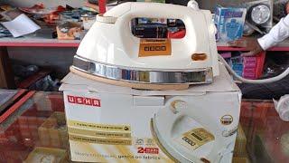 Usha Heavy Weight Iron 1.75Kg -White Teflon Golden Soleplate | Ironbox | #usha #ironbox #heavyweight