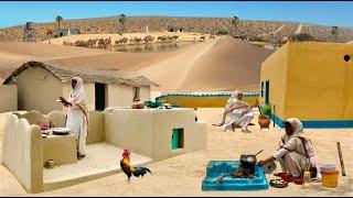 Morning Routine of Desert Women | Cooking Traditional Breakfast | Pakistan Beautiful Village Life