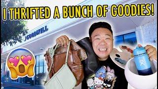 THRIFTING A BUNCH OF GOODIES! THRIFT WITH ME IN SANTA ANA, CA!   HD 1080p