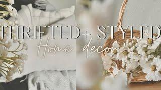 THRIFTED + STYLED HOME DECOR 2023 | SHOP WITH ME 2023 | SIMPLY DESIGNED