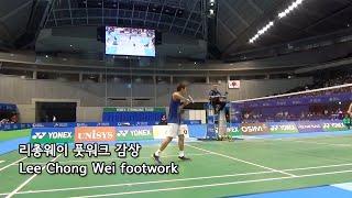 리총웨이 풋워크, 배드민턴 스텝 감상/Lee chong wei footwork, Badminton step