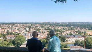 En direct de chez vous - visite des remparts d'Angoulême du marché couvert au Jardin vert