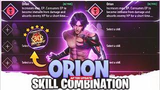 BEST CHARACTER COMBINATION FOR ORION CHARACTER AFTER UPDATE || CS RANK BEST CHARACTER COMBINATION