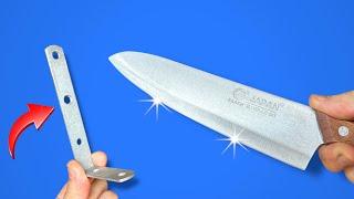 Razor Sharp Knives In Just 1 Minute! Super Speed ​​Knife Sharpener