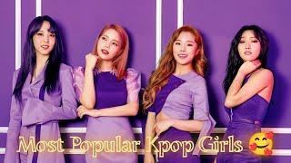 Top 10 Popular Korean Pop Girls 2024  Popular Kpop Girls 