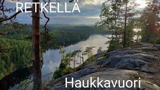 Haukkavuori Simpele Rautjärvi. Melkoiset maisemat.