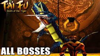 T'ai Fu: Wrath Of The Tiger - All Bosses With Cutscenes (60FPS Upscale)