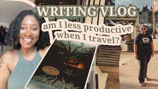 Writing Vlog: Am I Less Productive When I Travel??