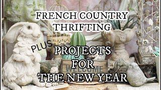 French Country Thrifting & New Year Projects Creating A Moody Victorian Colour Palette #vintage