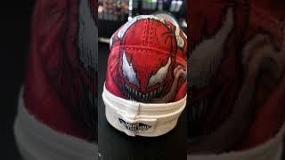 Spider-Man and Venom shoes| Complete #spiderman #venom #marvel #anime #shoes #art