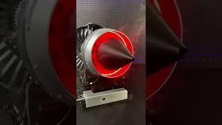 The turbofan engine model took three months to complete