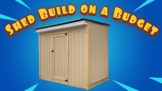 Storage Shed for Cheap! | Start to Finish Build