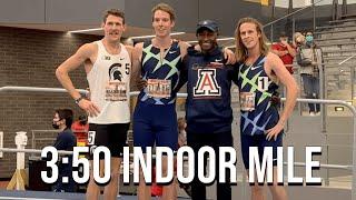 Cooper Teare & Cole Hocker — American Indoor Mile Record Attempt (3:49) with Bernard Lagat Mic'ed Up