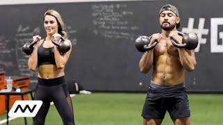 4 Move Kettlebell Workout | Primal Swoledier & Jena Mays