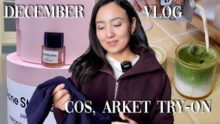 Sunday daily VLOGMAS & winter shopping: COS, ARKET, AcneStudios