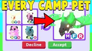 Trading EVERY NEON CAMPING PET in Adopt Me!