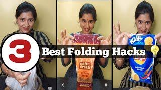 3 Best Packet Folding Hacks ll Useful Tips and Tricks ll