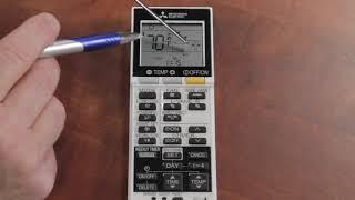 How to Use the Mitsubishi MSZ-FH Remote (SG15H) - Intermediate Functions
