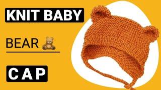 How to knit the best ever, cute and comfy baby hat / cap with perfect fit. Knitting tutorial.